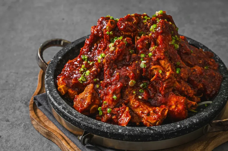 고봉당 돌판 등갈비 대표 메뉴 사진